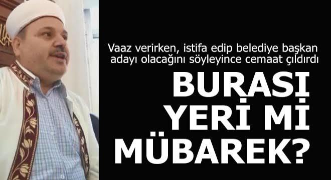 İbadethane siyasethane olursa böyle olur.