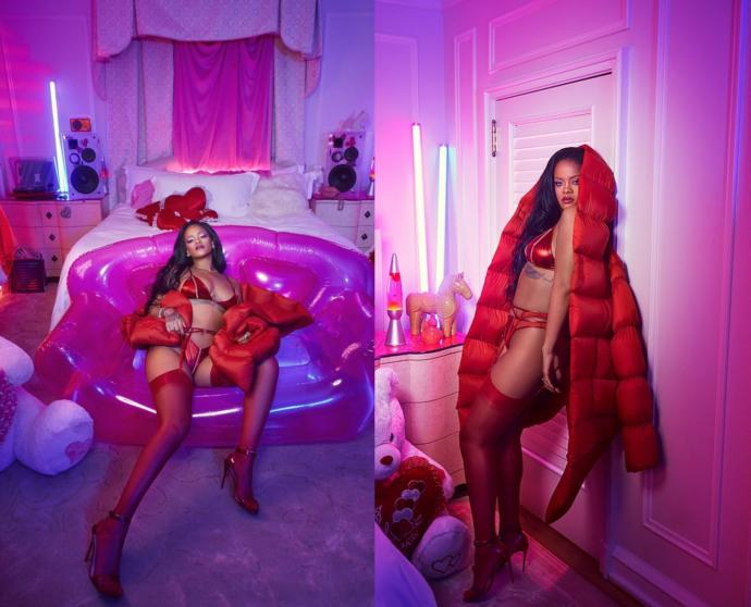 2020 Rihanna Sevgililer Günü iç çamaşırı koleksiyonu