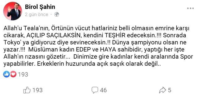 Birol Şahinin paylaşımı