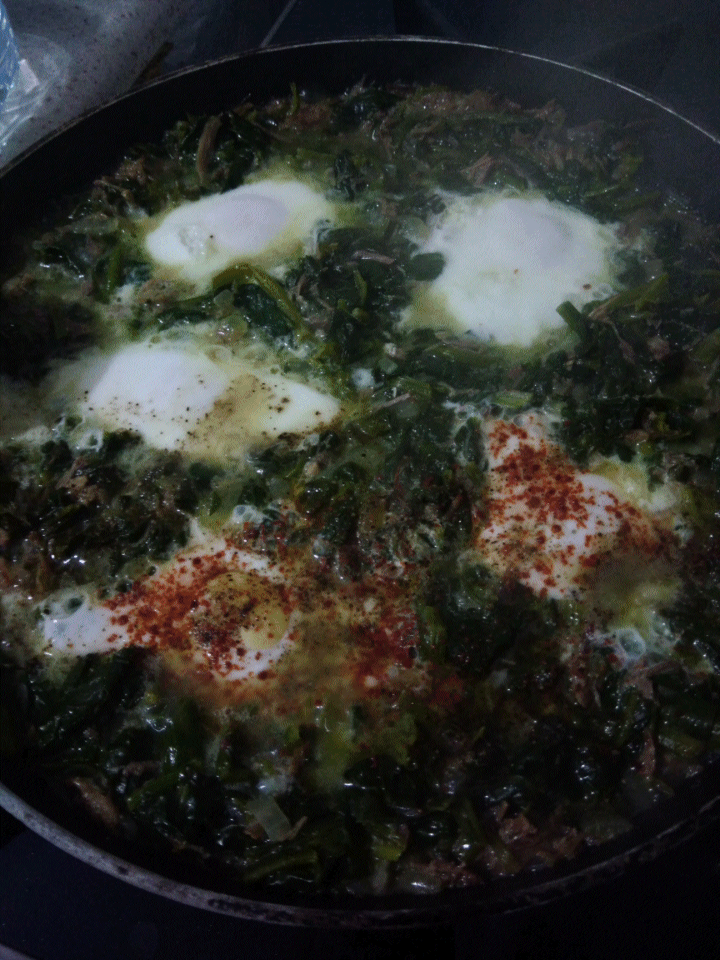 Kavurmalı Yumurtalı Ispanak Tarifi