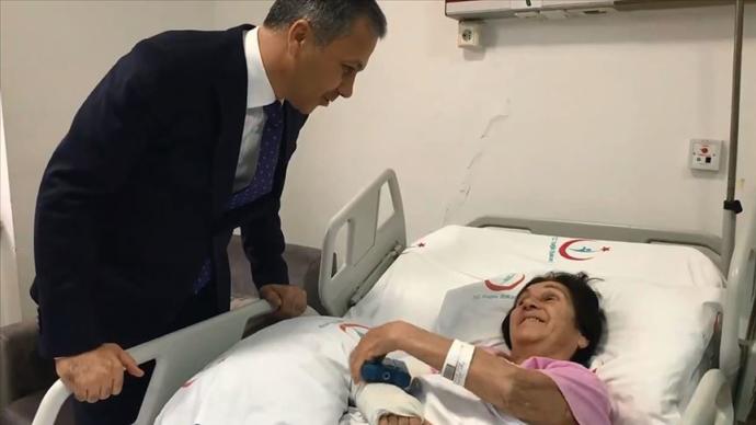 İstanbul Valisi Ali Yerlikaya Leyla &Ccedil;etinkolu ziyaret etti - İstanbul