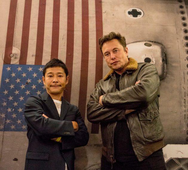 İlk uzay turisti Yusaku ve Elon Musk