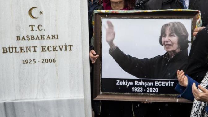 97 Yaşında Hayatını Kaybeden Rahşan Ecevit Son Yolculuğuna Uğurlandı