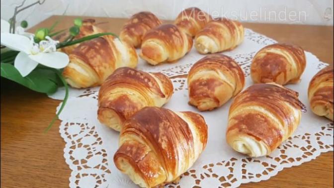 Benimle Beraber Lezzetli Bir Yolculuğa Var mısın? Kruvasan Poğaça Tarifim Sizlerle 🌟