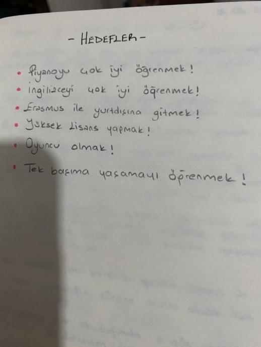 Ceren Özdemirin hedefleri