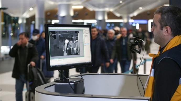 Termal kameralarla kontrol - İstanbul Havalimanı