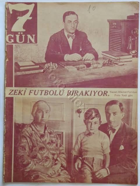 Soyadını Atatürkün Bizzat Verdiği Bir Futbol Efsanesi: Zeki Rıza Sporel!