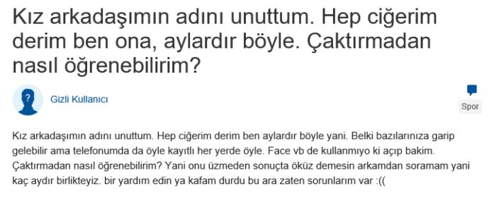 Dillere Destan Olan KizlarSoruyor Paylaşımları!