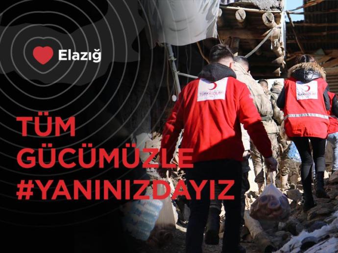 Kızılay Deprem Bölgesinde: Tüm Gücümüzle #Yanınızdayız