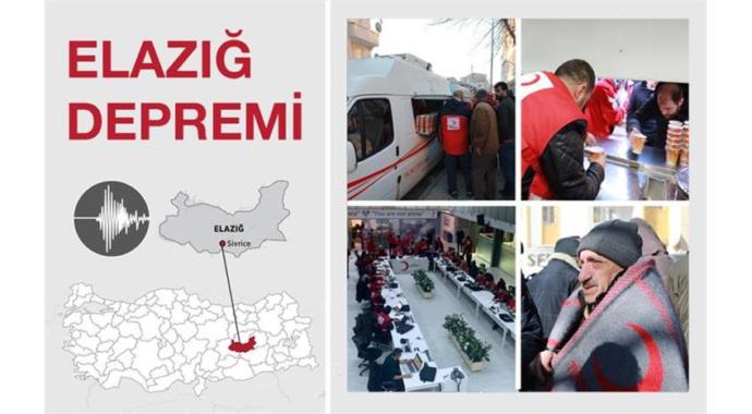 Kızılay Deprem Bölgesinde: Tüm Gücümüzle #Yanınızdayız