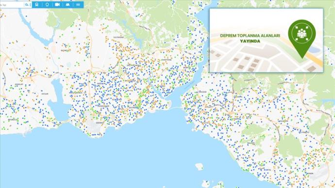 İstanbuldaki deprem toplanma alanları