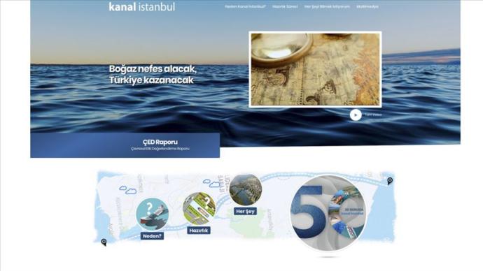Kanal İstanbul Projesi İnternet Sitesi Açıldı