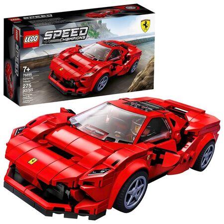 Araba tutkunu erkek arkadaşının yüzünü gülümsetmek için 76895 LEGO® Speed Champions Ferrari F8 Tributo