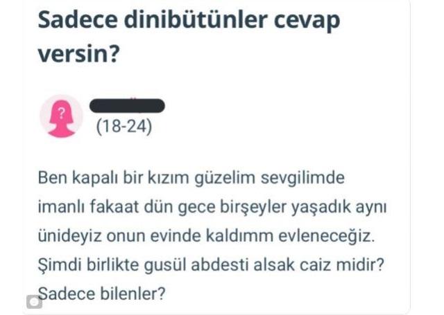 KizlarSoruyorda Okuyunca Yok Artık Dedirten Cinsel Sorular