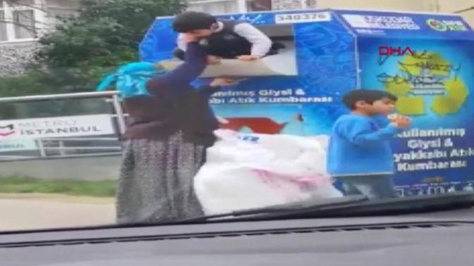 Kumbaradaki Çocuk Kamerada!
