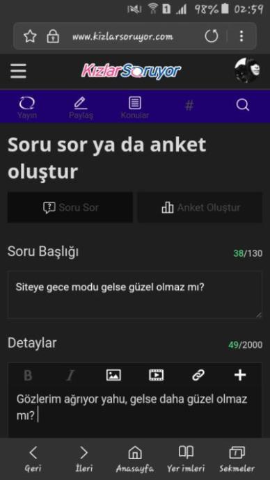 KSye Renk Katacak Yenilik Önerilerim!