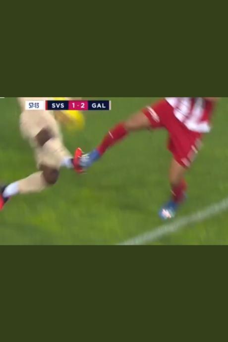 Penaltı verilen pozisyon