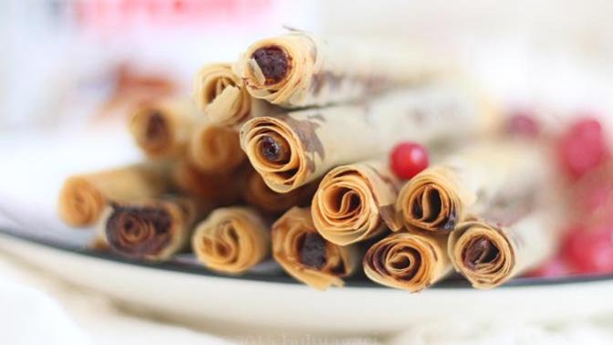 Can Sıkıntısına En İyi Çare🌟Baklavalık Yufkadan Çikolatalı Çıtır Rulokat Yaptım🎉