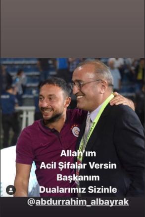 Galatasarayın 2. Başkanı Abdurrahim Albayrak ve Eşinde Corona Testi Pozitif Çıktı