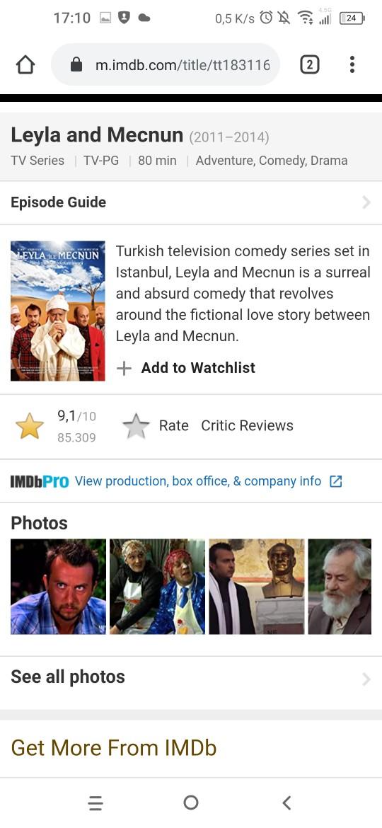 Türkiye'de IMDb Puanı En Yüksek Olan Diziler!