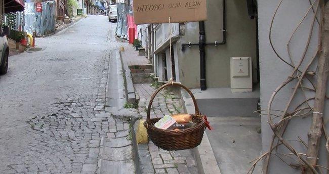 Balatta yardım sepeti