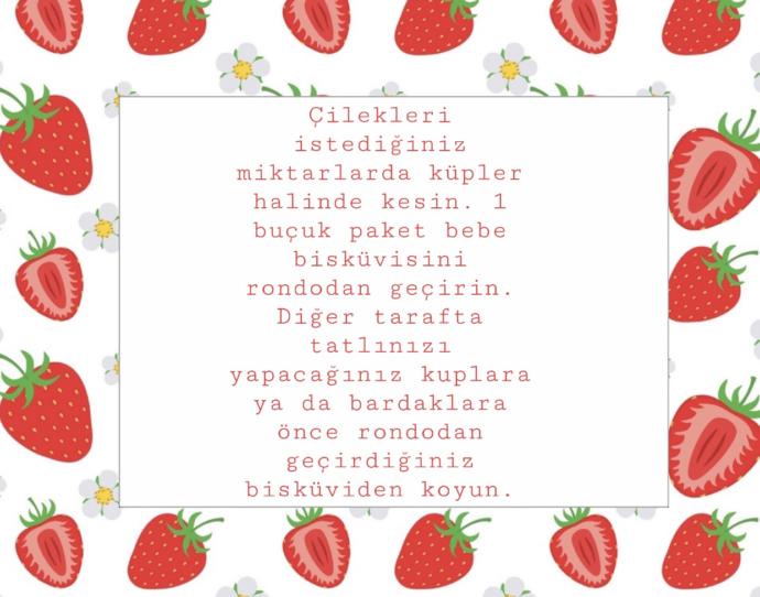 Sizi Yaz Günlerine Götürecek Harika Bir Tarif: Çilekli Magnolia 🌸 🍓