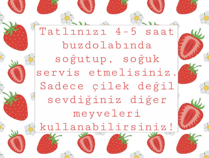 Sizi Yaz Günlerine Götürecek Harika Bir Tarif: Çilekli Magnolia 🌸 🍓