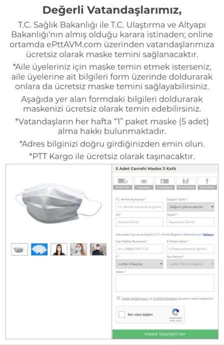 Maske Alımı