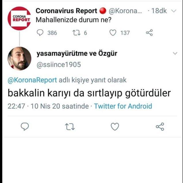 Sokağa Çıkma Yasağı Sonrası Ülkemizin Son Hali ve Tweetler