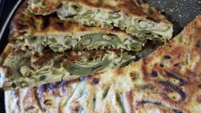 Karantina Günlerinde Tok Tutan, Sağlıklı, Diyet Yapanlara Özel Tavada Taze Fasulye Böreği Tarifim