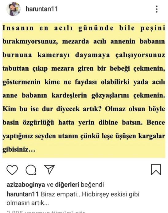 Gazeteciler Harun Tan ı İsyan Ettirdi; Leşe Üşüşen Kargalar Gibisiniz!