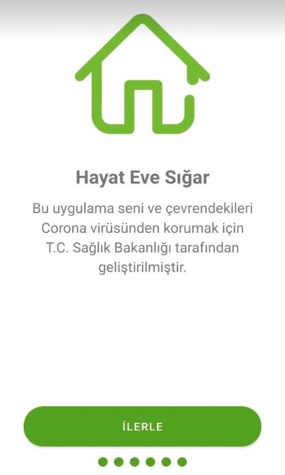#EvdeKal Sürecinde #HayatEveSığar Uygulamasını Yükleyerek Riski Azalt!