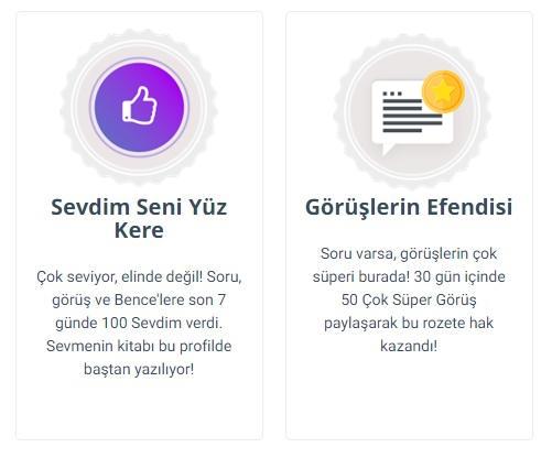 Vitrinde Bibilen Görüşlü Sorular, Profillerde Yeni Rozetlerle Yepyeni Güncellememiz Huzurlarınızda!
