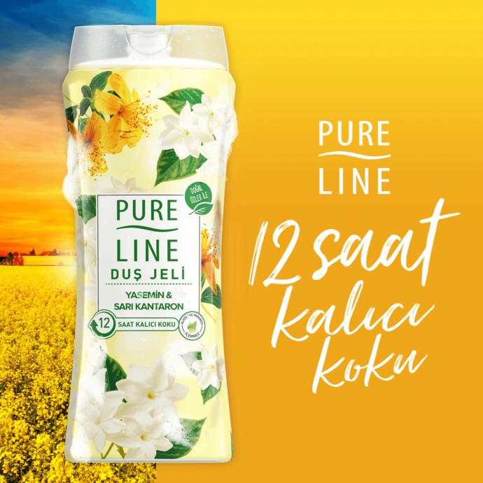 Pure Line Yasemin Ve Sarı Kantaron Duş Jeli
