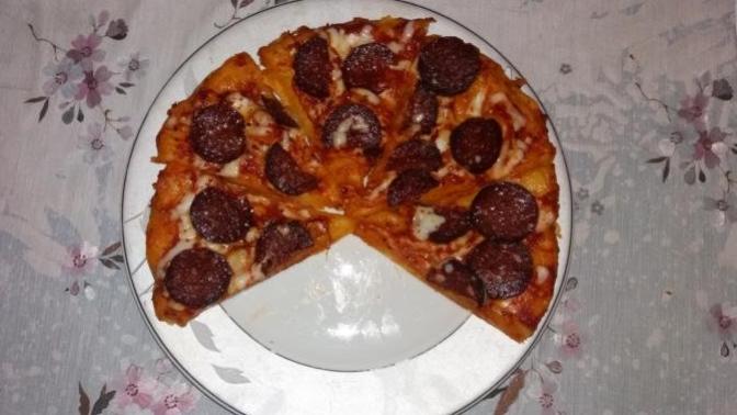 #EvdeKal ve Tavada Sucuklu Pizza Yap