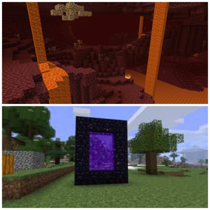 Nether portal ve Nether