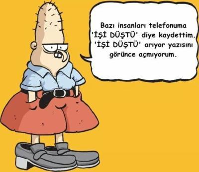 işi düşünce arayan tip