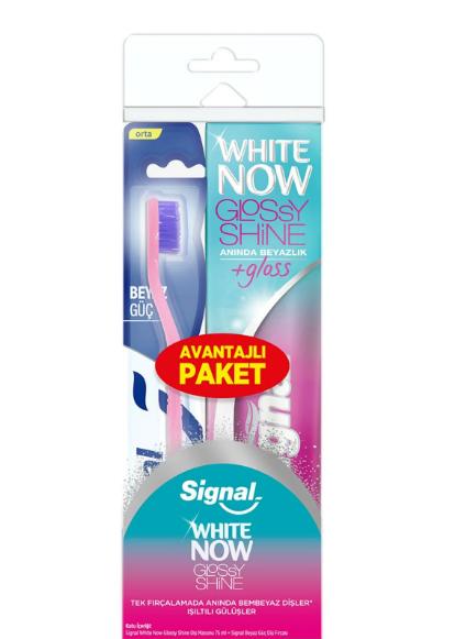 Kişisel bakımın olmazsa olmazı: Signal White Now Glossy Shine Diş Macunu