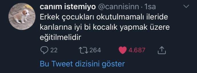 Erkeğin Önceliği Ev İşidir! #ErkekYeriniBilsin Hashtagi ile Atılmış Birbirinden İronik Tweetler
