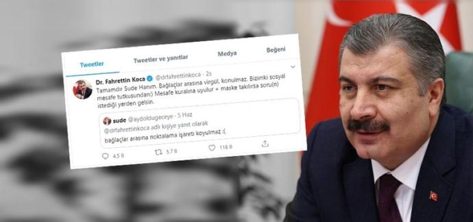 Sağlık Bakanı Fahrettin Kocadan olay yaratan Twitler
