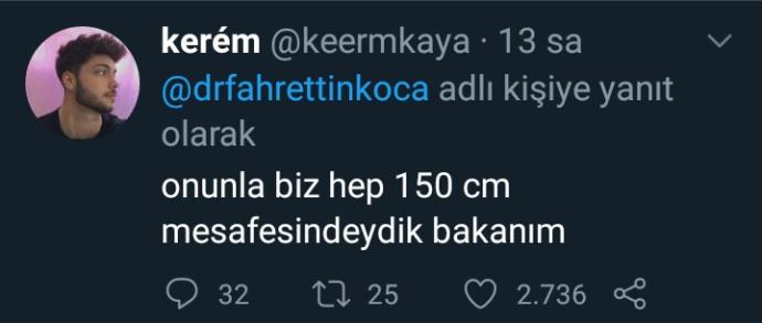 Fenomen Olma Yolunda İlerleyen Fahrettin Kocadan Ne Tatlısın Sağlık Bakanım Dedirten Samimi Twitter Mesajları
