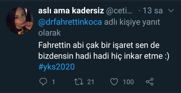 Fenomen Olma Yolunda İlerleyen Fahrettin Kocadan Ne Tatlısın Sağlık Bakanım Dedirten Samimi Twitter Mesajları