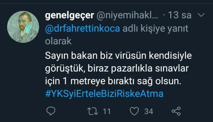 Fenomen Olma Yolunda İlerleyen Fahrettin Kocadan Ne Tatlısın Sağlık Bakanım Dedirten Samimi Twitter Mesajları