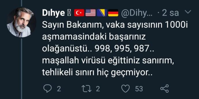 Fenomen Olma Yolunda İlerleyen Fahrettin Kocadan Ne Tatlısın Sağlık Bakanım Dedirten Samimi Twitter Mesajları
