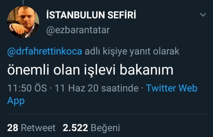Fenomen Olma Yolunda İlerleyen Fahrettin Kocadan Ne Tatlısın Sağlık Bakanım Dedirten Samimi Twitter Mesajları
