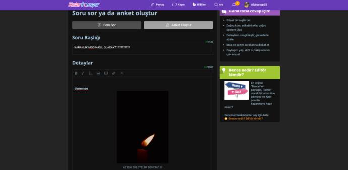 KizlarSoruyora Karanlık Tema Gelseydi Bizleri Neler Karşılayacaktı?