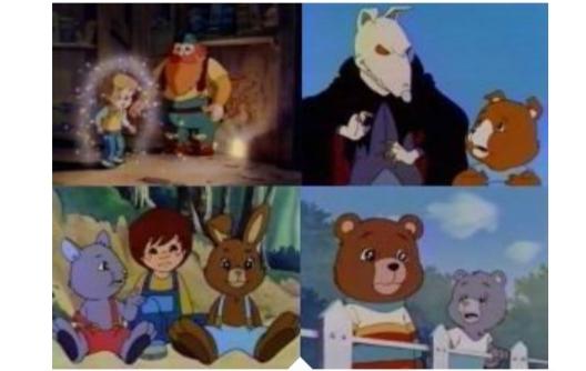 1990-cı yillarda Turk tv kanallarinda yayimlanan bazi çizgifilmler