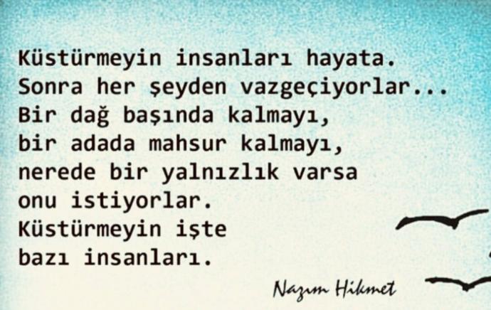 Kırmayın kimseyi öyle basit değil bu işler malesef