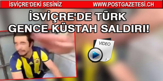 İsviçrede Türk Gencine Saldırı