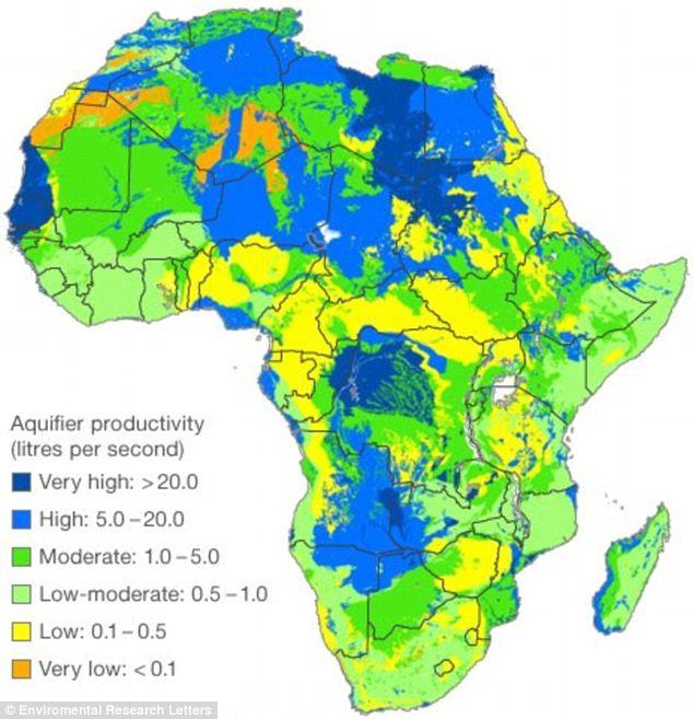 Afrika Yer Altı Kaynakları.